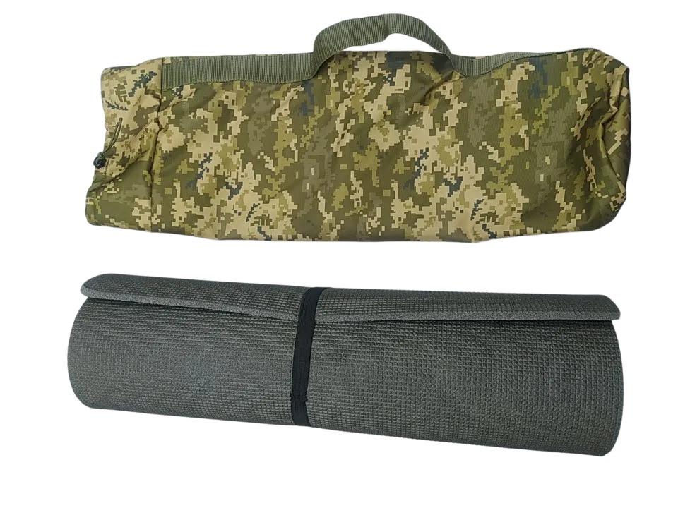 Коврик туристический М&M Поход 10 Серый в чехле Вид 5 ММ-14 пиксель (213776) - фото 2