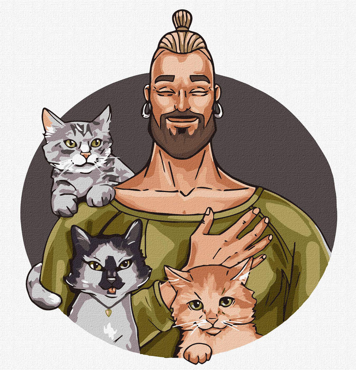 Картина по номерам Идейка Три пушистика 30x30 см (Id-KHO8353) Картина по номерам Идейка Три пушистика 30x30 см (Id-KHO8353)