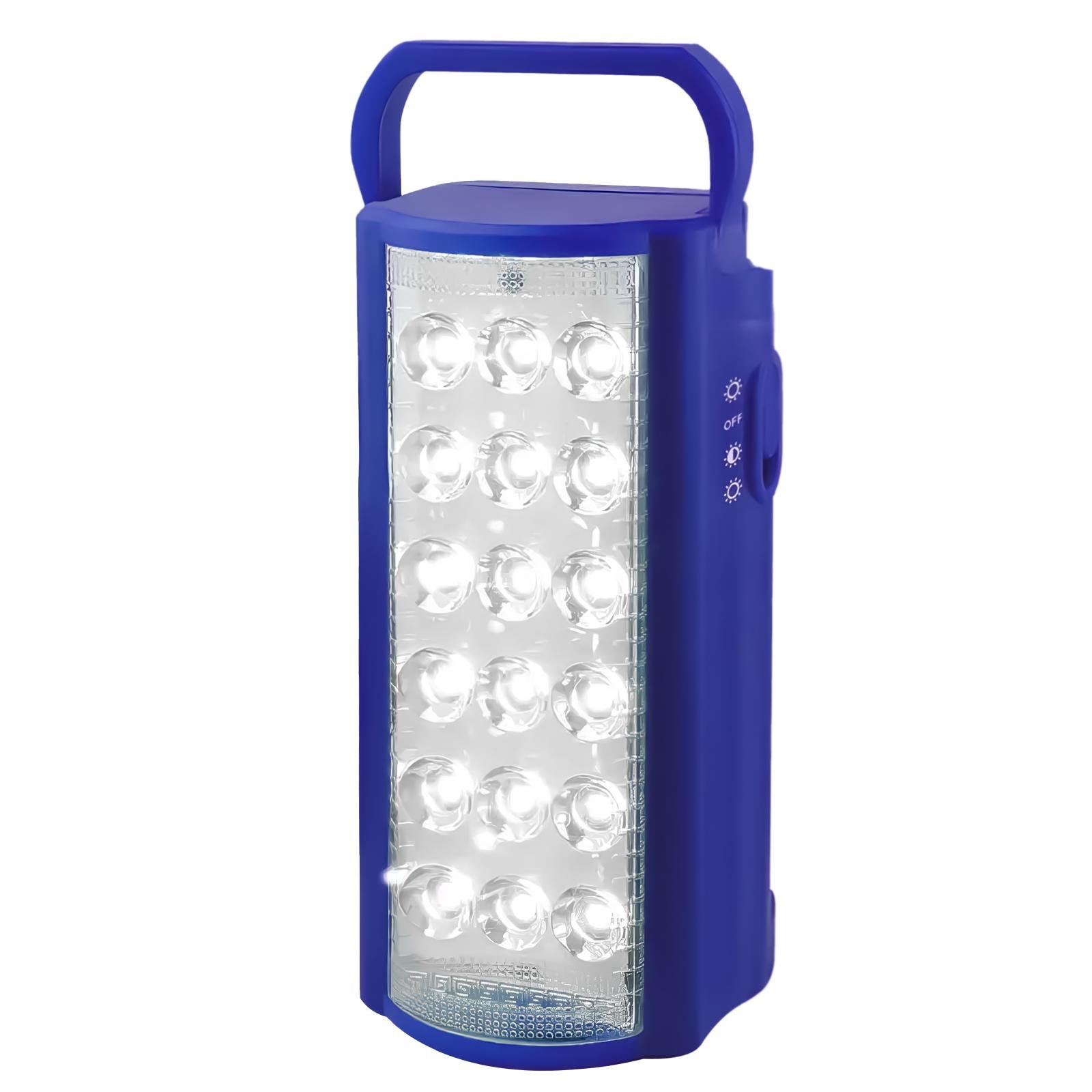 Ліхтар переносний акумуляторний LED з функцією заряджання KINSACH 220V Синій Ліхтар переносний акумуляторний LED з функцією заряджання KINSACH 220V Синій