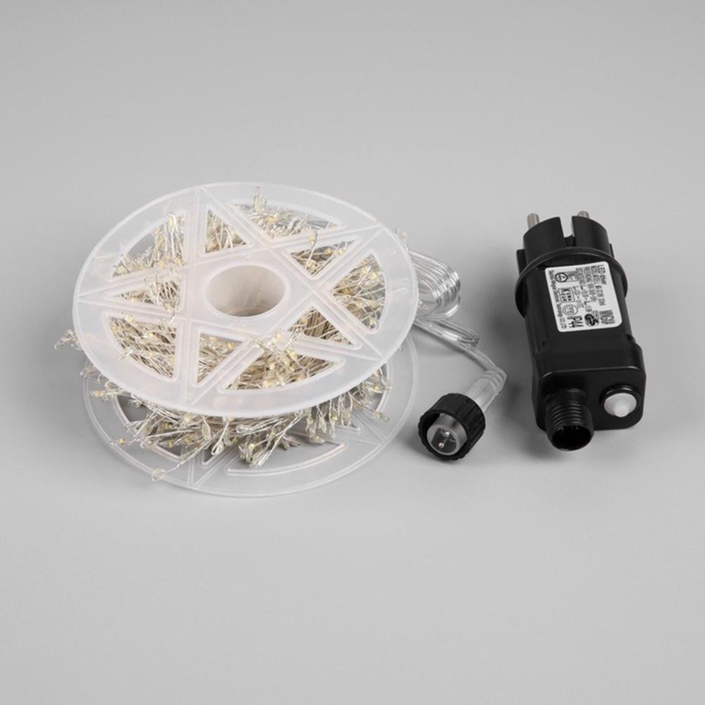 Гірлянда світлодіодна мішура Роса 50 м 1500 LED 220V 8 режимів Теплий білий - фото 12 Гірлянда світлодіодна мішура Роса 50 м 1500 LED 220V 8 режимів Теплий білий - фото 12