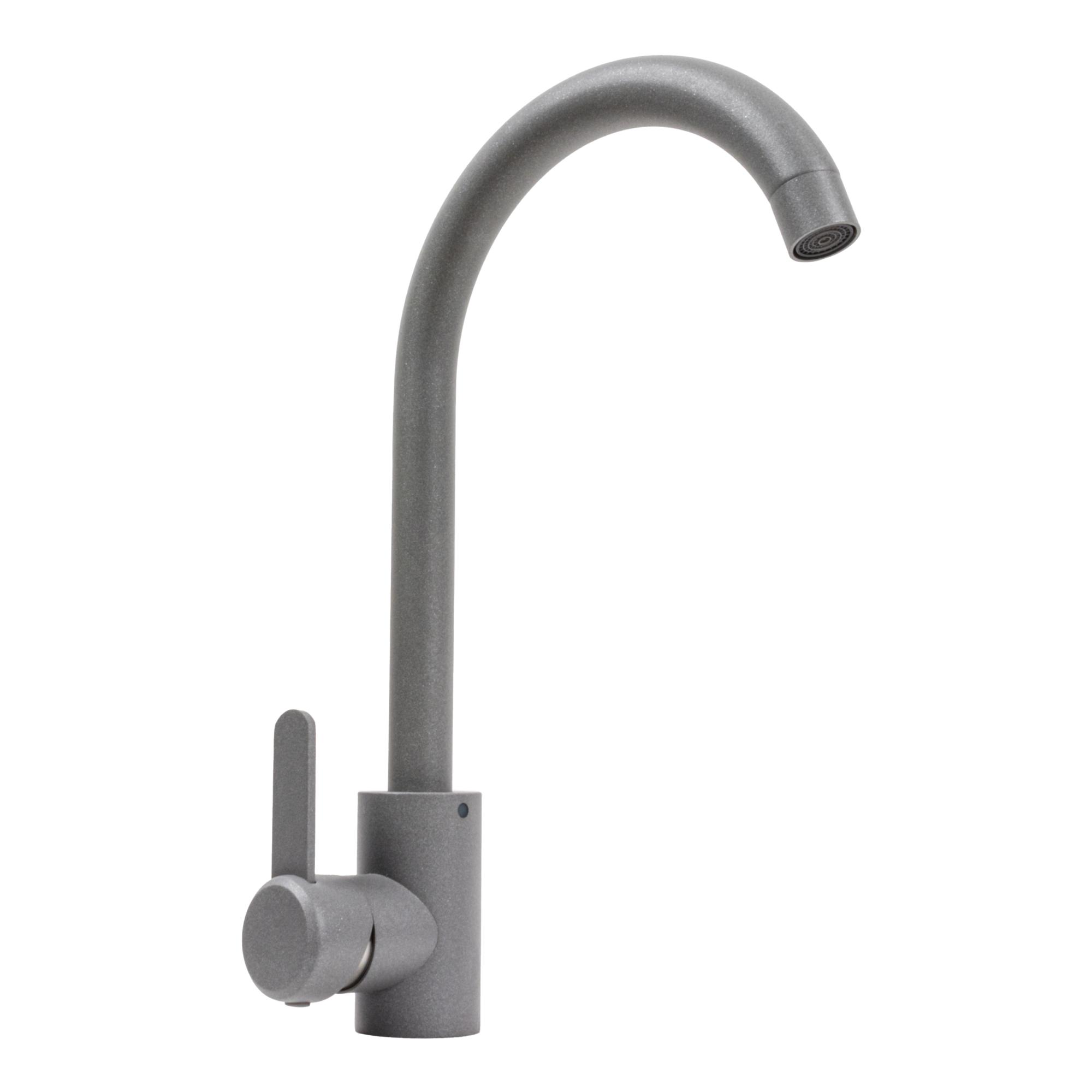 Смеситель для кухни Platinum 7990 NEST PLS-A40929 однорычажный Серый (214280)