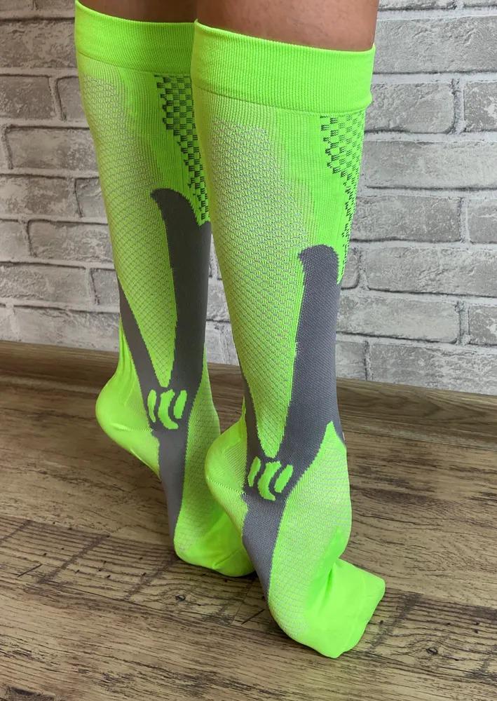 Гетри футбольні ігрові тренувальні спортивні унісекс L EU р. 42-45 Жовтий - фото 3