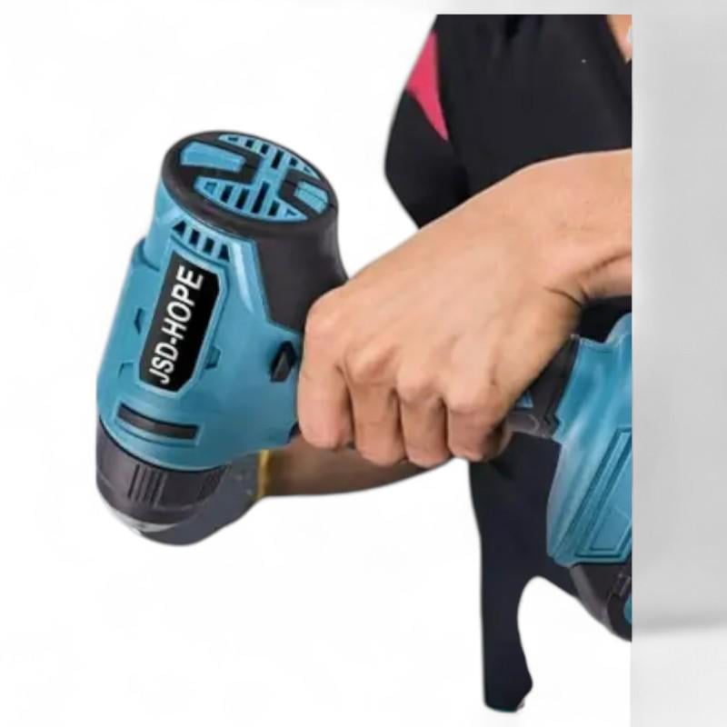 Фен будівельний акумуляторний у кейсі з 3 насадками/2 акумулятори 48 В - фото 7