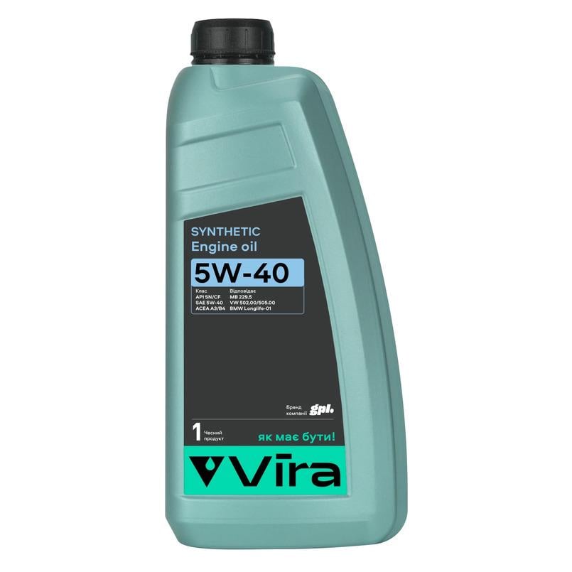 Масло моторное VIRA Synthetic 5W-40 1 л (VI0311)
