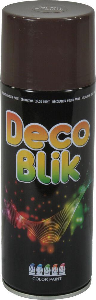 Краска-спрей Deco Blik 400 мл RAL 8011 Коричневый орех