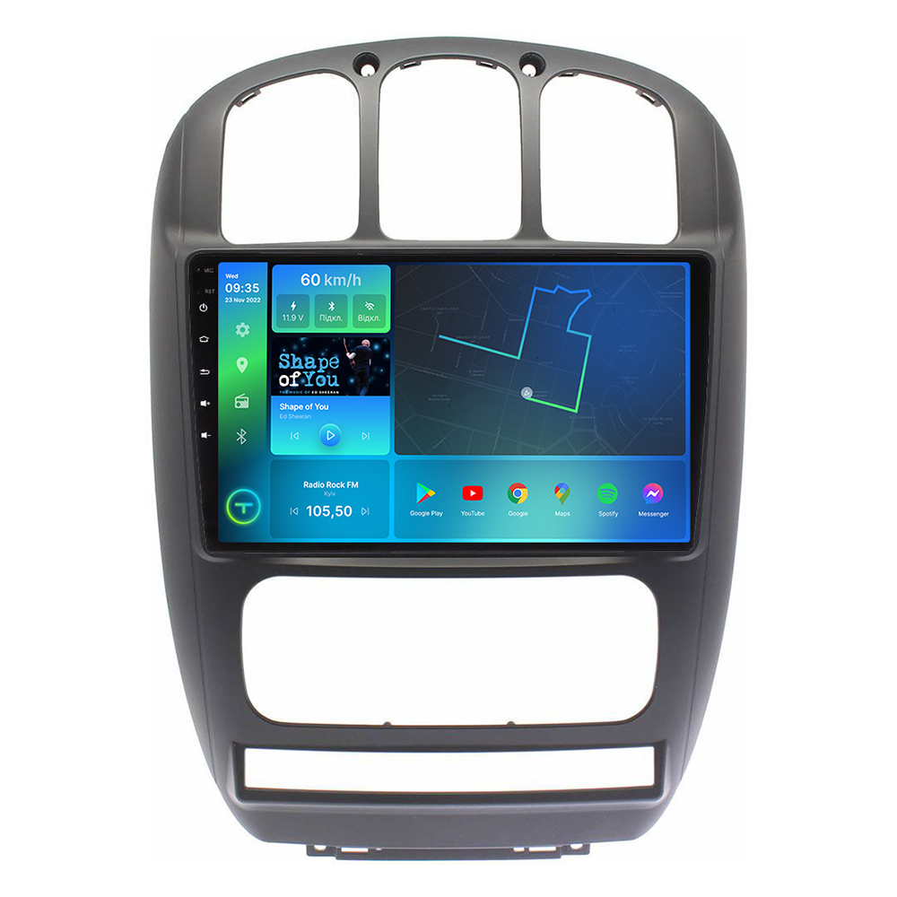 Автомагнитола штатная Torssen F10432 для Chrysler Grand Voayger 2006-2012 г. 4G/Carplay/DSP 4/32 GB 10" (202303641)
