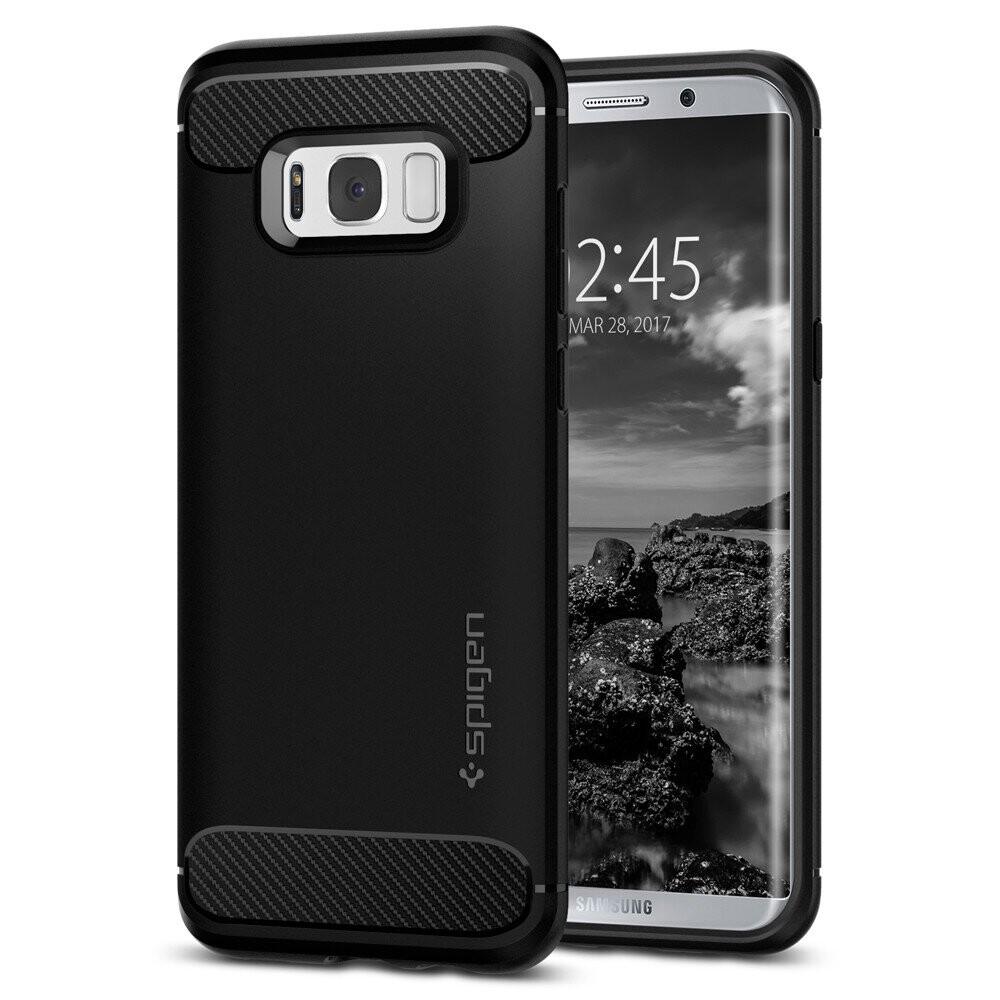 Чохол Spigen Rugged Armor для Samsung Galaxy S8 Black