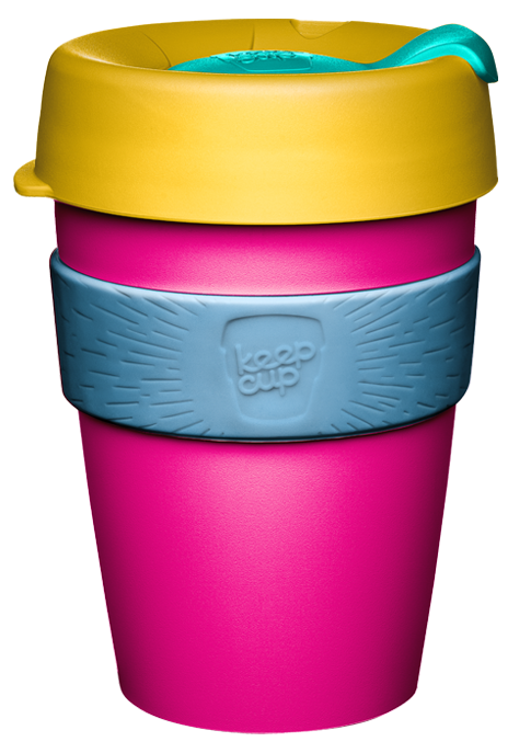 Чашка KeepCup Zinnia 340 мл Розовый/Желтый - фото 1