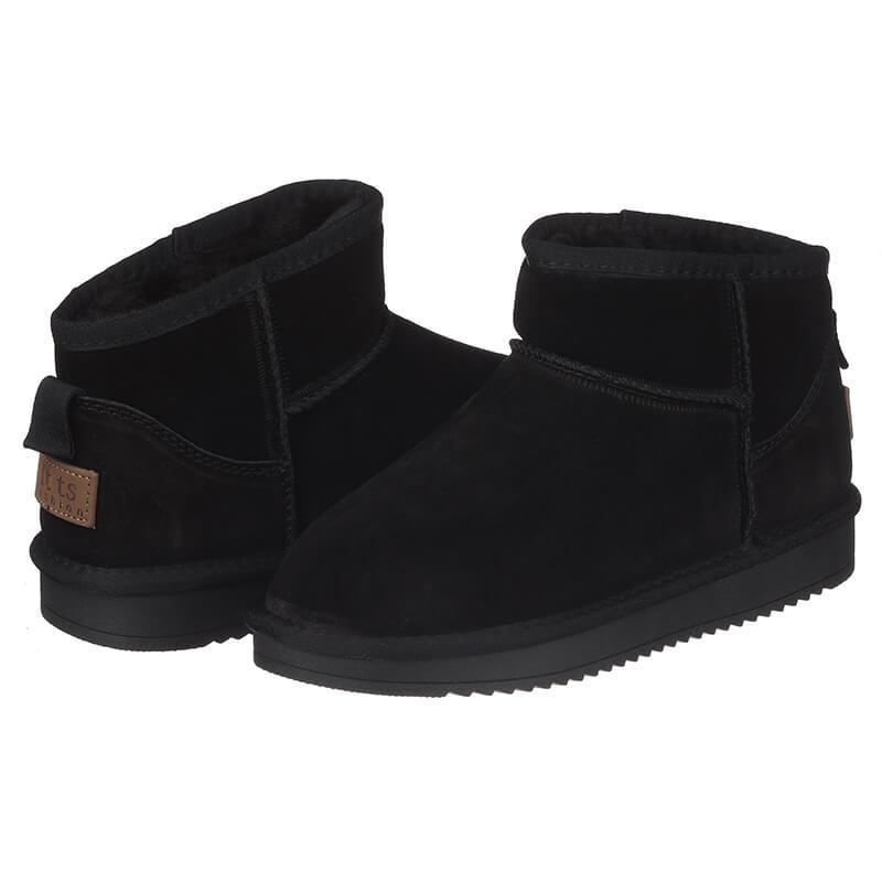 Угги женские ITTS 5855 замшевые р. 38 Черный (80013)