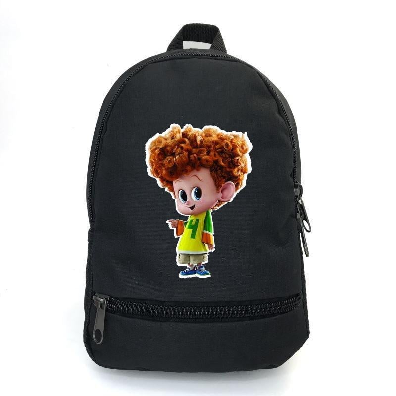 Школьный рюкзак подростковый Cappucino Toys MSR 003 с принтом Монстры на каникулах 12,5 л Черный (1658851573)