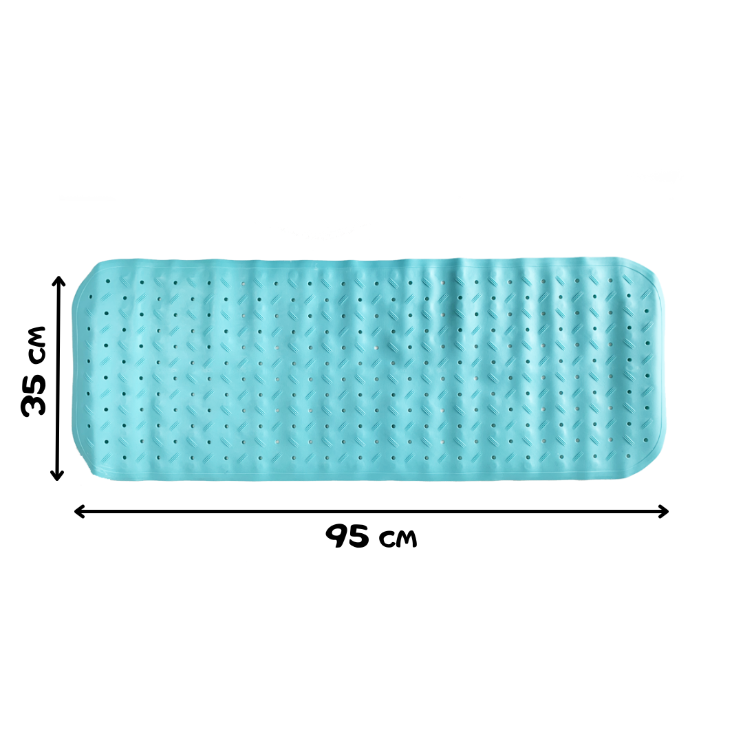 Килимок протиковзкий для ванни для дітей 35х95 см Бірюзовий (15151707) - фото 3