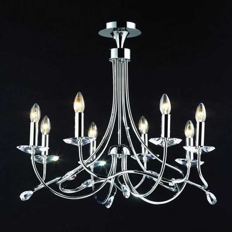 Люстра свеча классическая Brille BCL-402S/8