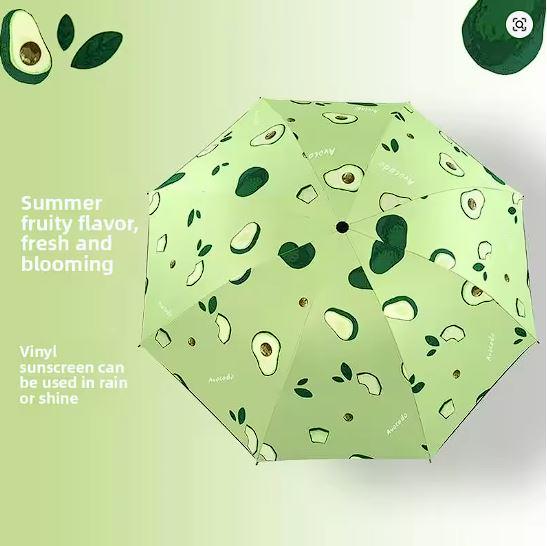 Зонт складной автомат Avocados 8 спиц купол 96 см (30235) - фото 2 Зонт складной автомат Avocados 8 спиц купол 96 см (30235) - фото 2