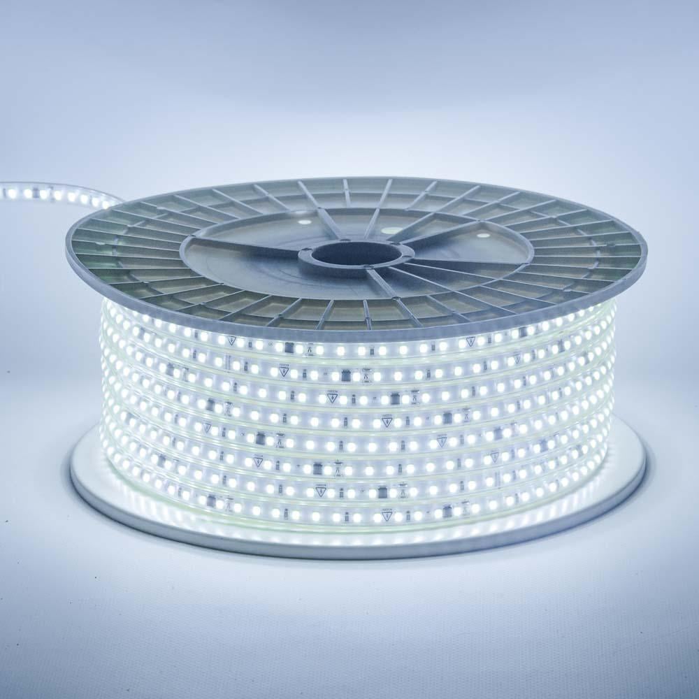 Светодиодная линейка герметичная AVT 220V SMD2835 120LED/м 9 Вт/м IP65 11х5,5 мм 1 м Белый холодный (27768395)
