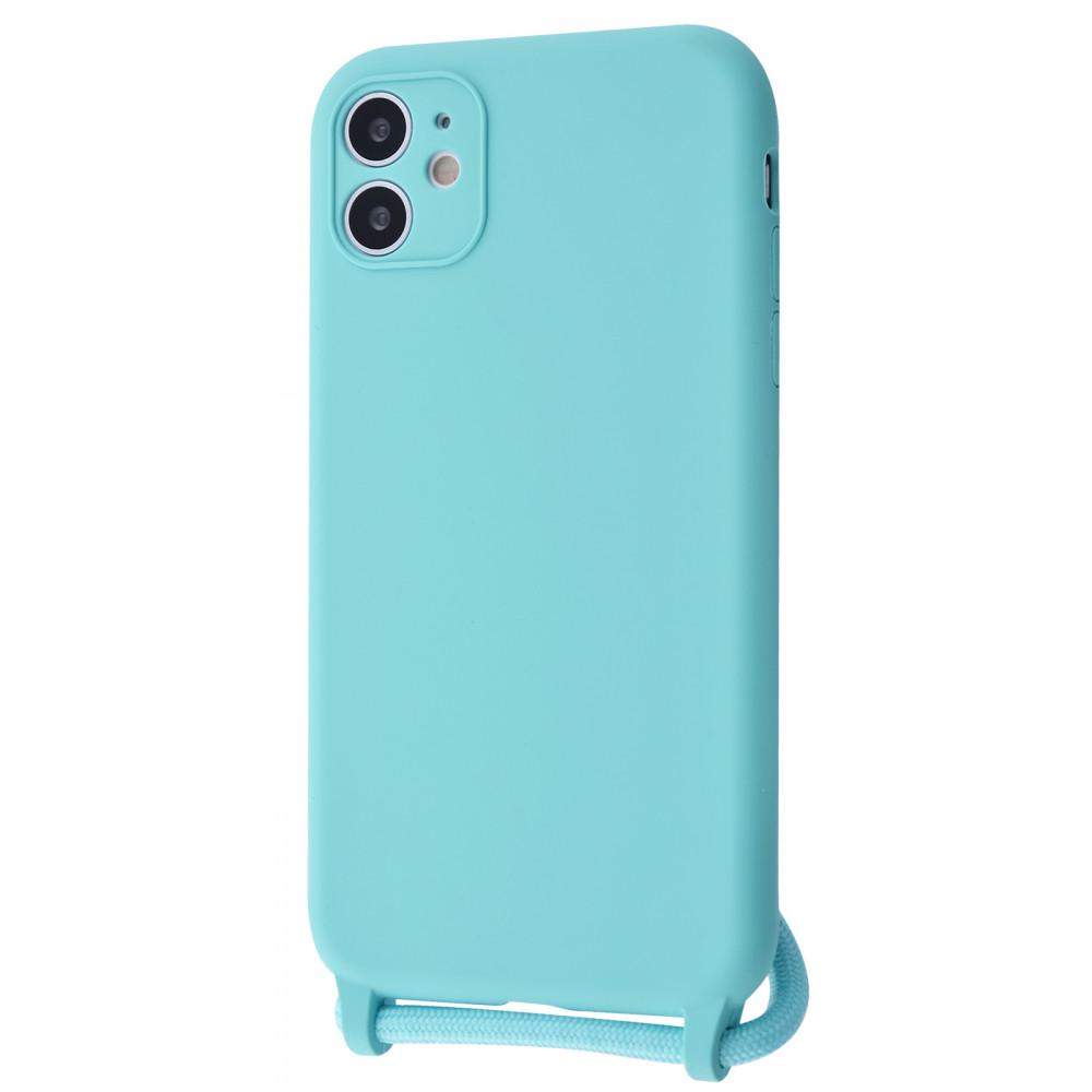 Чохол WAVE Lanyard case TPU для iPhone 11 Turquoise