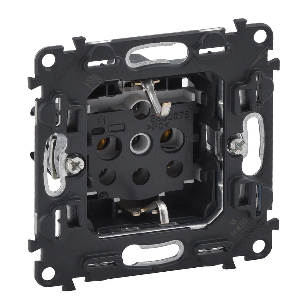 Механизм розетки Legrand Valena Life-Allure 2к+3 с заземлением (753025)