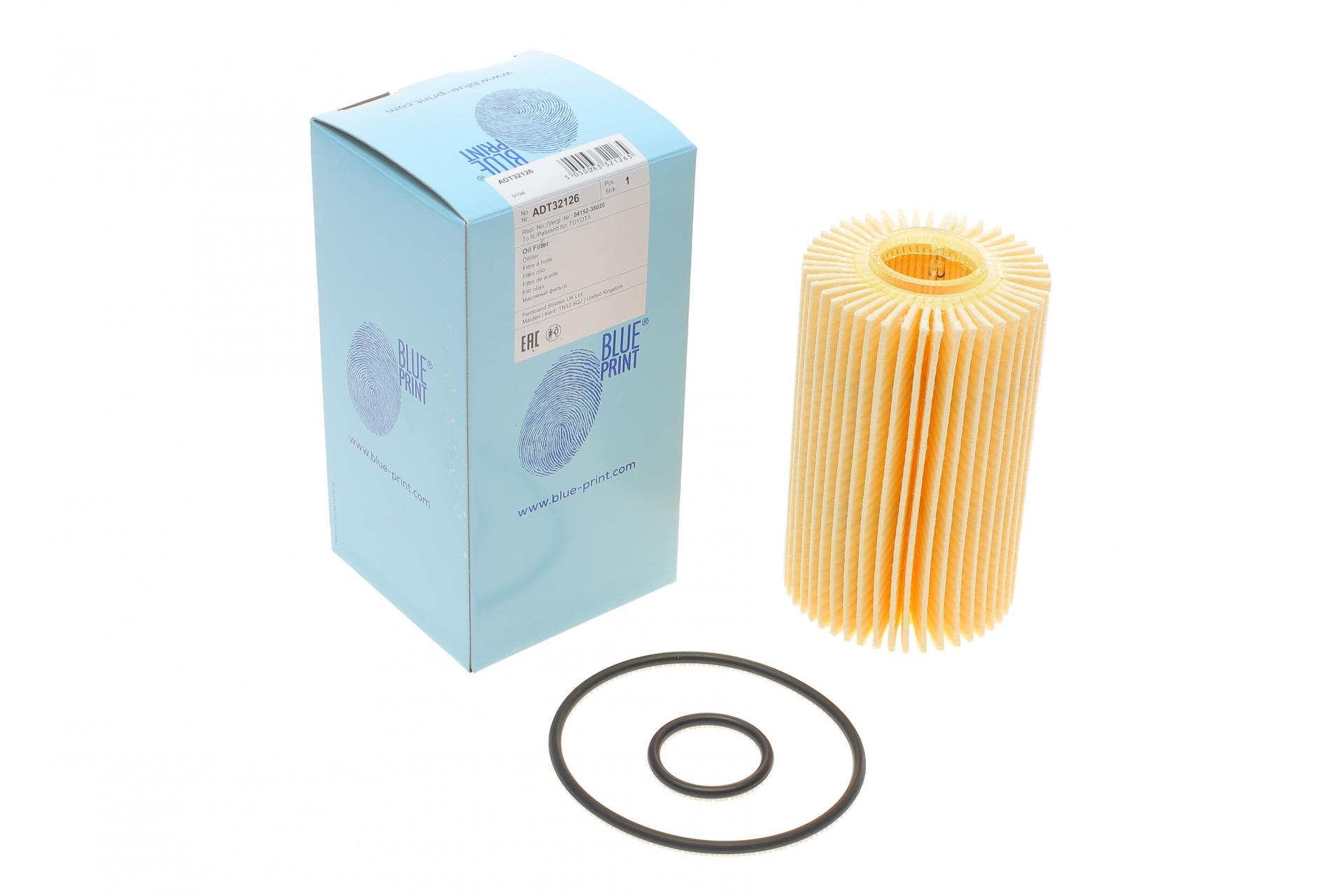 Фильтр масляный BLUE PRINT для Toyota Land Cruiser 4,5D/4,6/5,7i 08- (ADT32126)