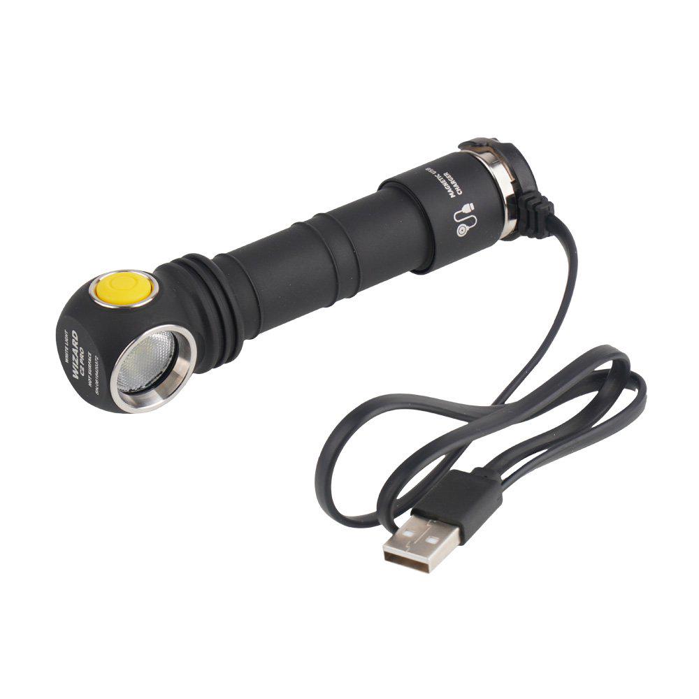 Мультифонарь Armytek Wizard C2 Pro v4 Magnet USB+ABM01+18650 XHP50.2 White - фото 18
