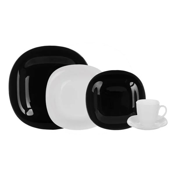 Сервіз столовий 30 пр. Luminarc Carine Black & White D2382 Сервіз столовий 30 пр. Luminarc Carine Black & White D2382