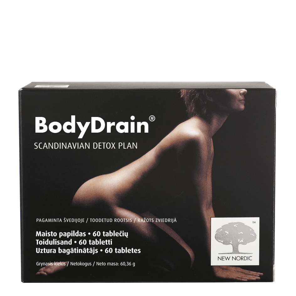 Витамины для очищения организма Body Drain New Nordic №60 (NN-660)