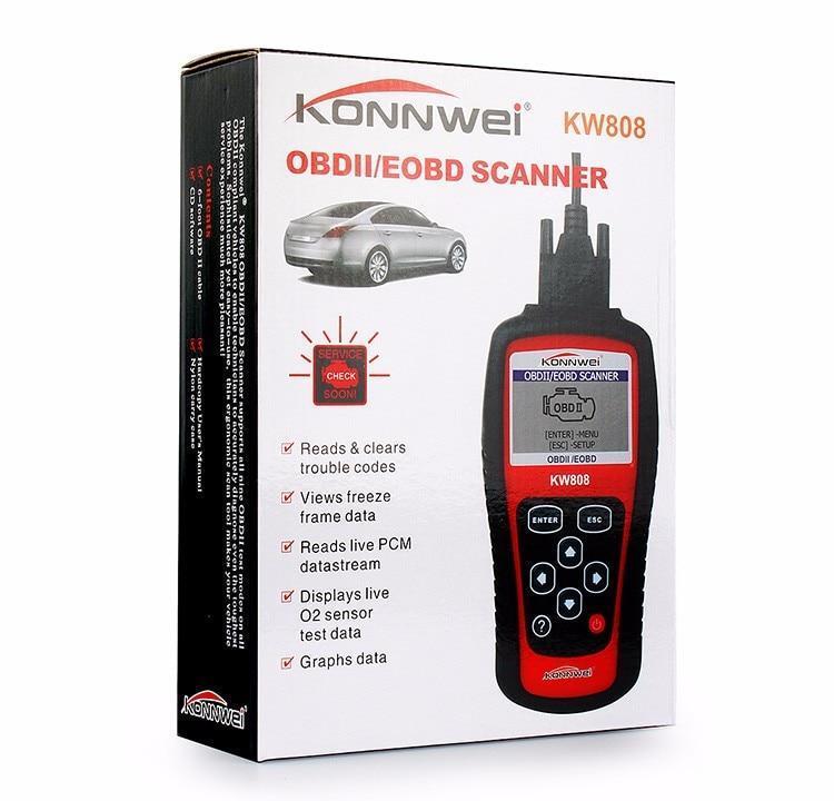 Автосканер Konnwei KW808 OBD II/EOBD (3_00246) - фото 10