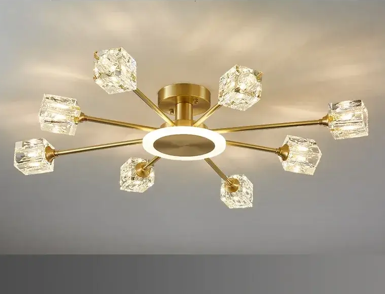 Люстра світлодіодна Нептун 8810-B Золотистий (66f46b9d433676185f128ff5)