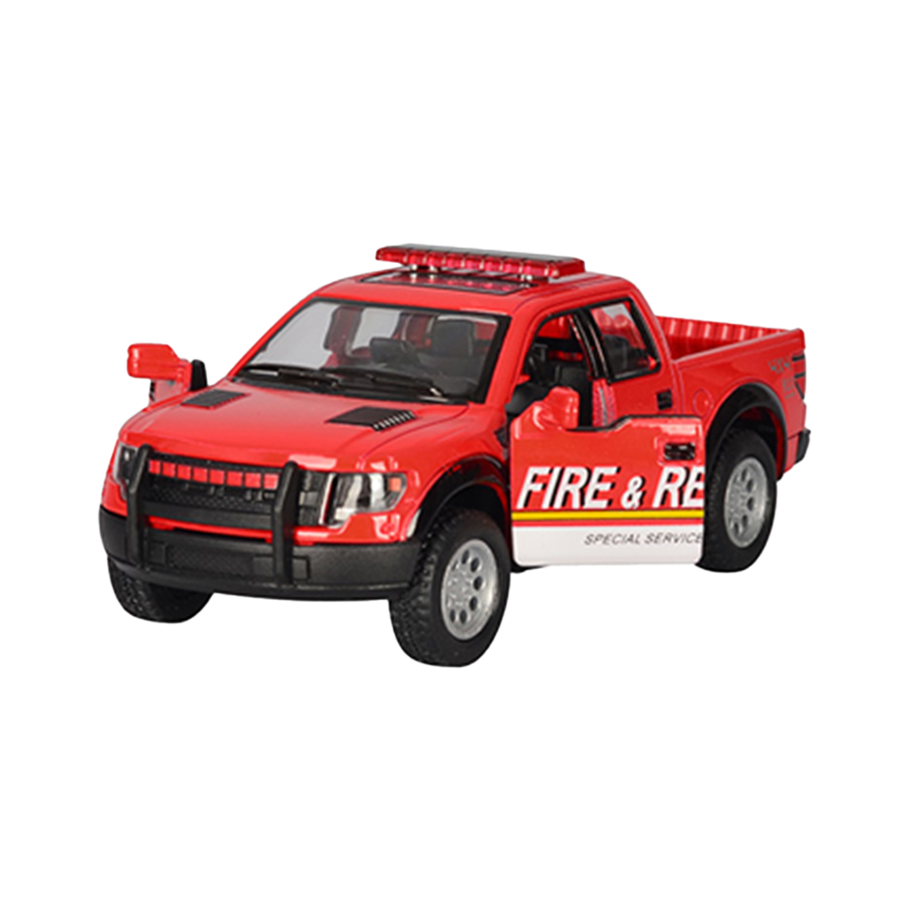 Пікап інерційний Ford F-150 SVT Raptor Supercrew/Fire 5 металевий (26092624) Пікап інерційний Ford F-150 SVT Raptor Supercrew/Fire 5 металевий (26092624)