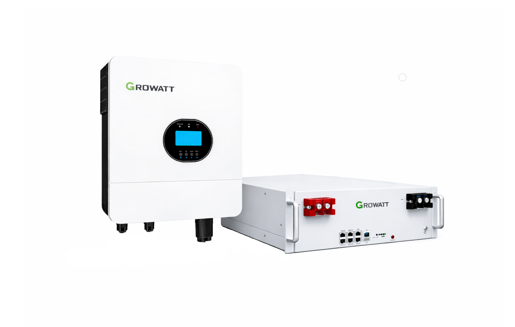 Инвертор Growatt SPF 6000 ES Plus 6 кВт и аккумулятор Growatt HOPE 5.0L-B1 5,12 кВт·ч White (33088289)