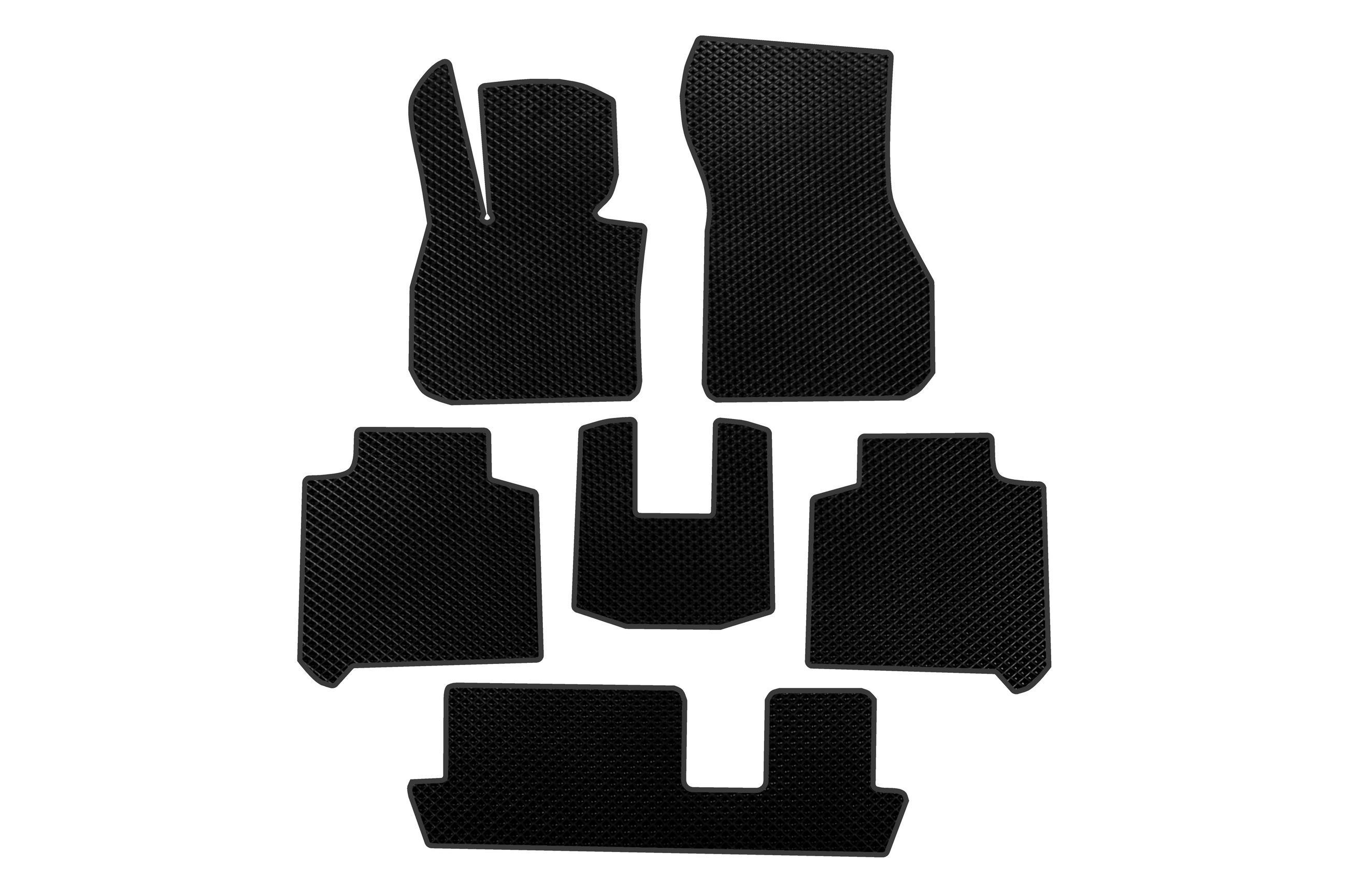 Коврики в автомобиль EVA 3 ряда Digital Designs F46 для BMW 2 серия Active Tourer F45/F46 2014-2021 гг. этилвинилацетат Черный