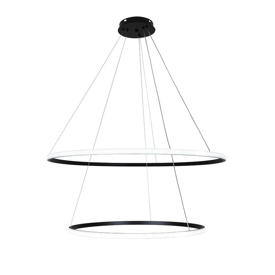 Люстра 7529833-2A BLACK LED 600/800
