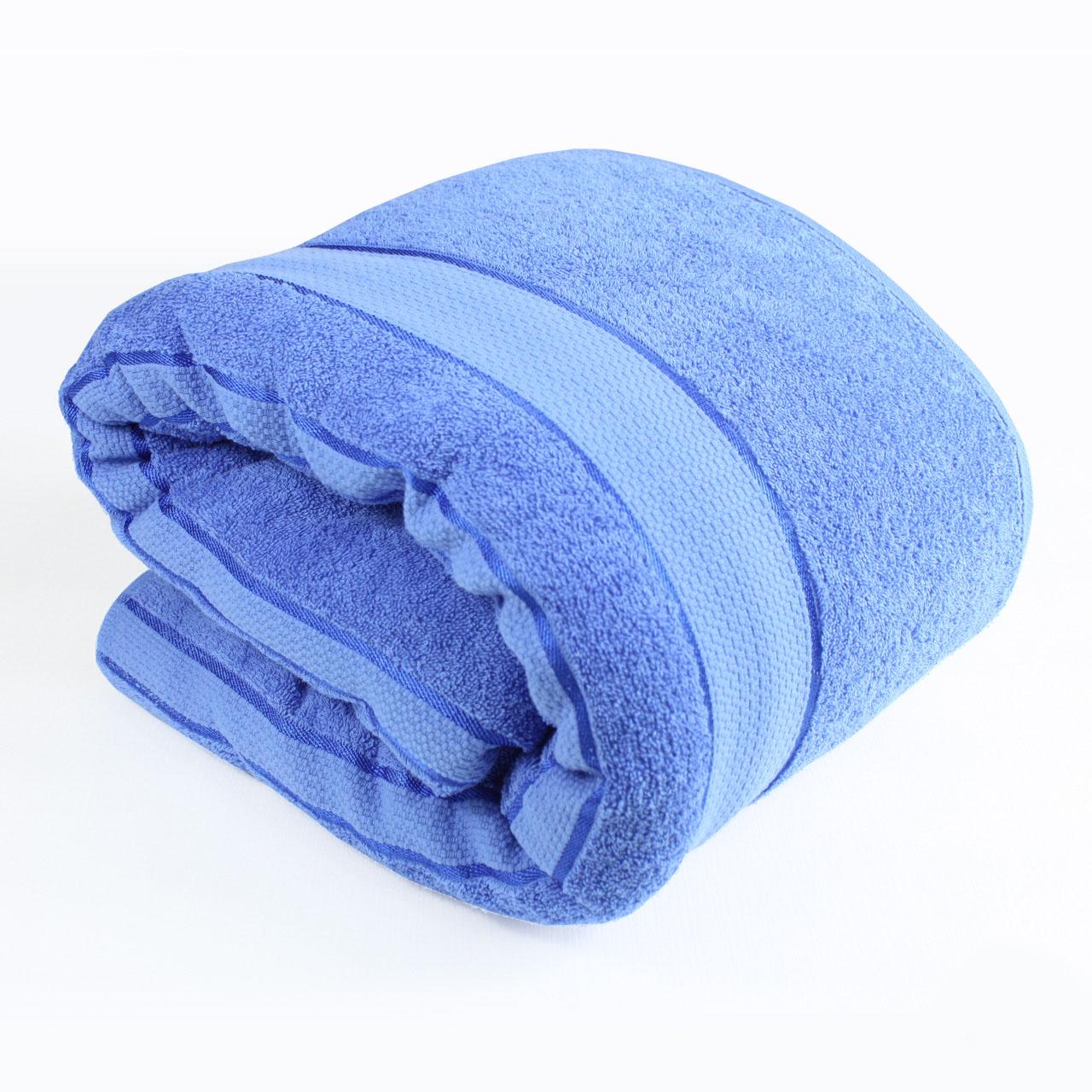 Простынь махровая 150x200 см Синий (М0013) Простынь махровая 150x200 см Синий (М0013)