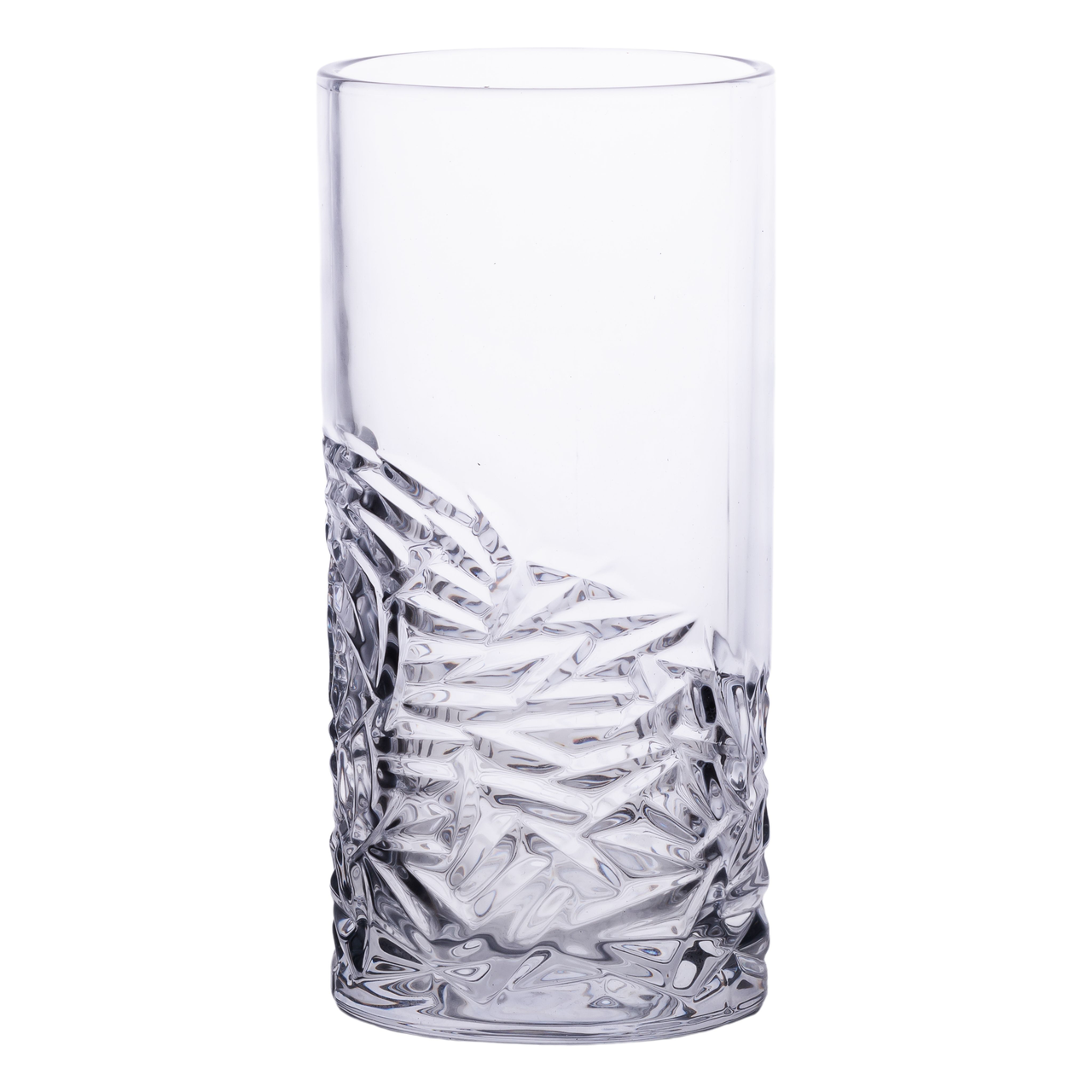 Ваза стеклянная для цветов Light House 25 см 1,8 л Прозрачный (LG-20198)