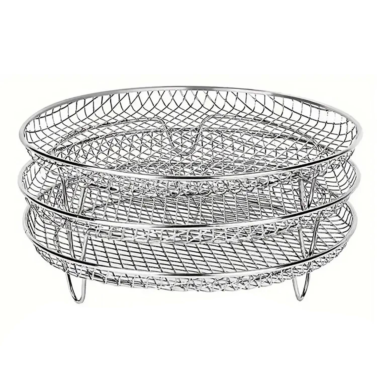 Комплект из 3-х ярусов решеток из нержавеющей стали для фритюрниц/аэрогрилей и духовых шкафов