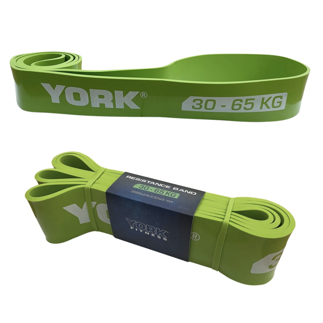Резинка для фітнесу York 2080x65x4,5 мм 30-65 кг Салатовий (3547) - фото 6 Резинка для фітнесу York 2080x65x4,5 мм 30-65 кг Салатовий (3547) - фото 6