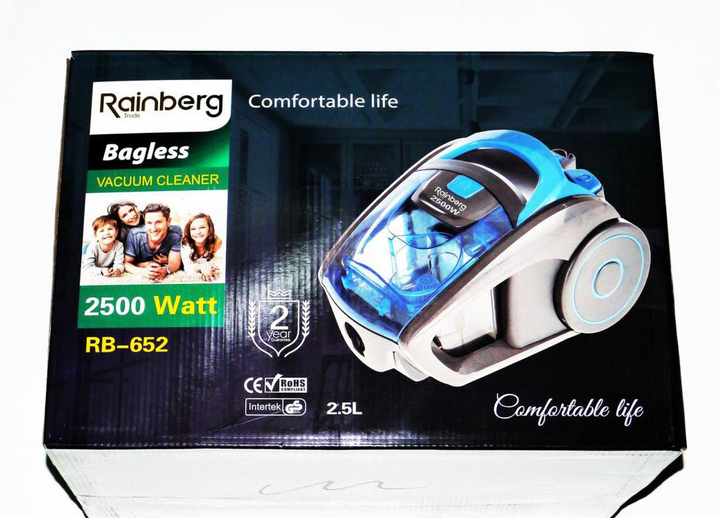 Пилосос Rainberg RB-652 2500 W колбовий 2.5L