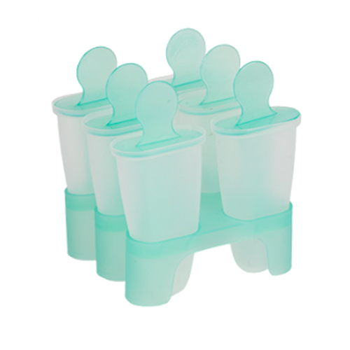 Формы для мороженого Stenson R21107 из пластика 6 шт. 10x9,5 см Turquoise (34965335)