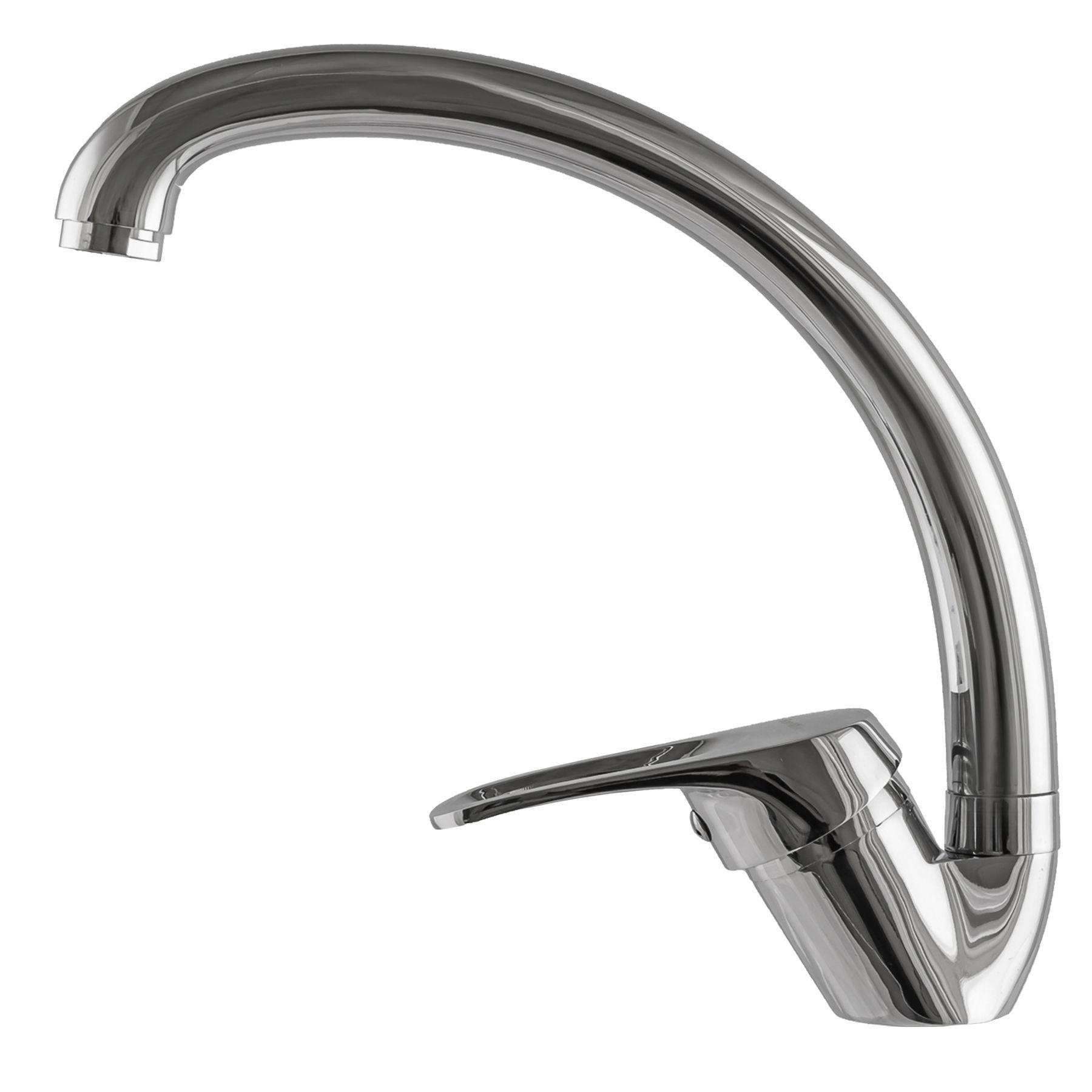 Смеситель для кухни EcoMix M-GEM-203S 000010032 однорычажный Хром (108272)