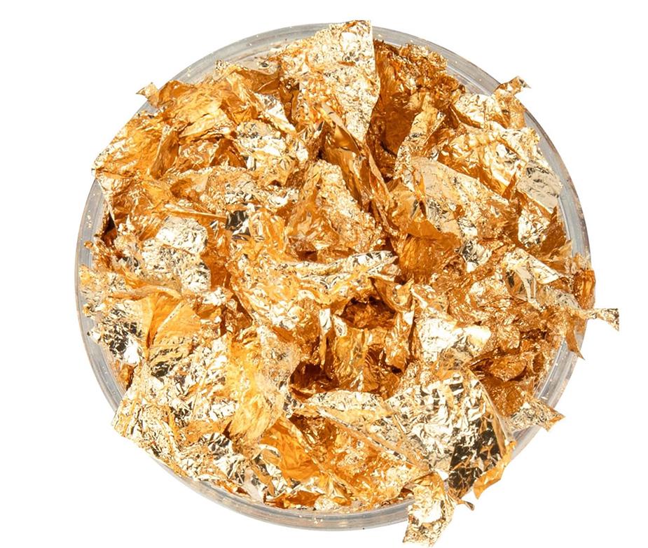 Поталь у пластівцях для декорування 15 г Золотий (Flake-15-G) - фото 9 Поталь у пластівцях для декорування 15 г Золотий (Flake-15-G) - фото 9