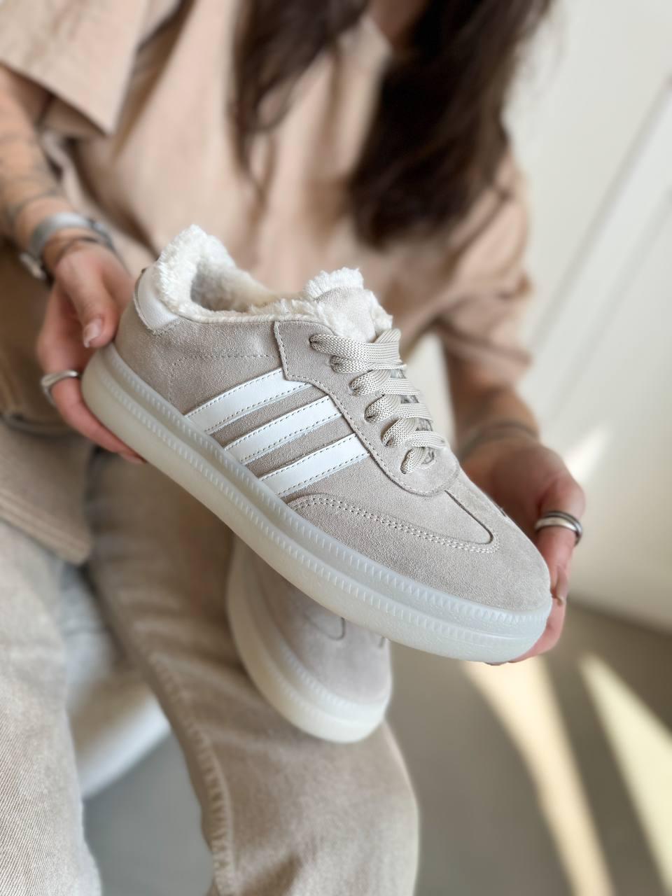 Кеди жіночі на хутрі Maya Shoes р. 39 Бежевий (3021/1) - фото 5 Кеди жіночі на хутрі Maya Shoes р. 39 Бежевий (3021/1) - фото 5