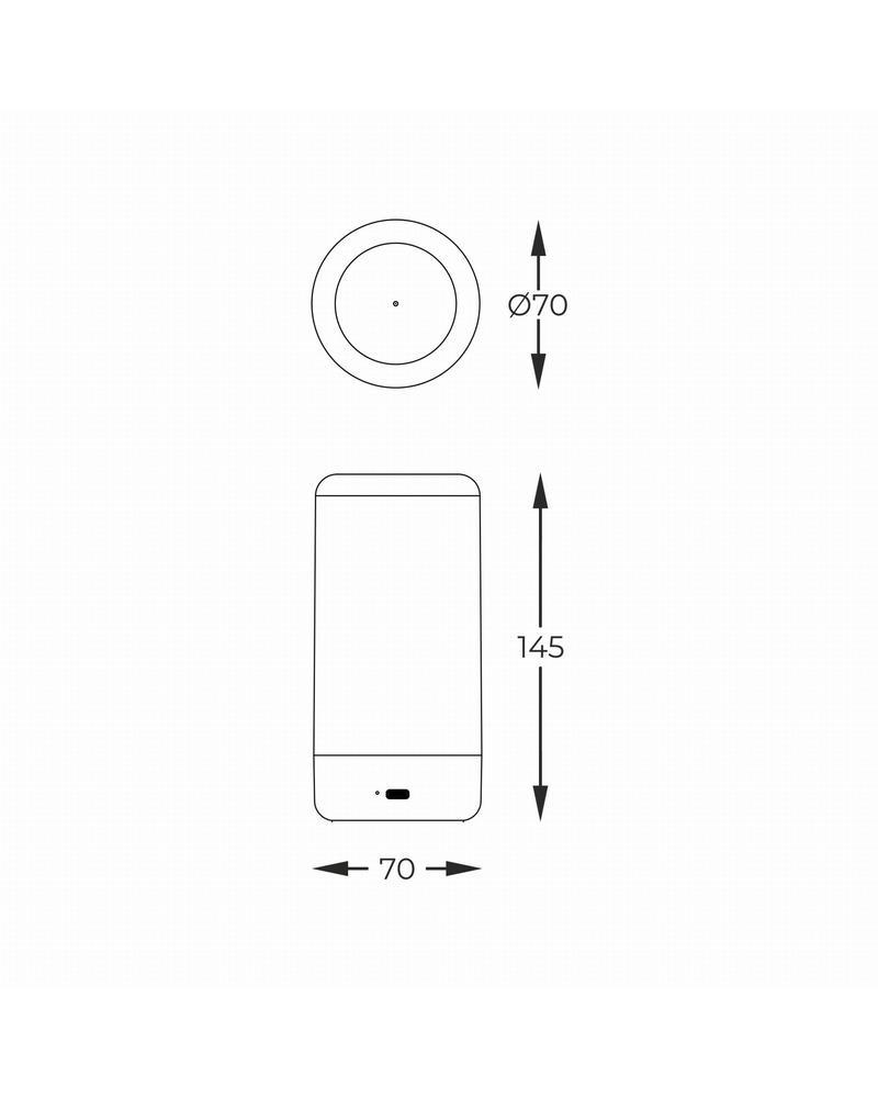 Настольная лампа Majone 1001 Esterno Led 1x0,5W 2700K 100Lm IP20 Bk (24549378) - фото 2 Настольная лампа Majone 1001 Esterno Led 1x0,5W 2700K 100Lm IP20 Bk (24549378) - фото 2