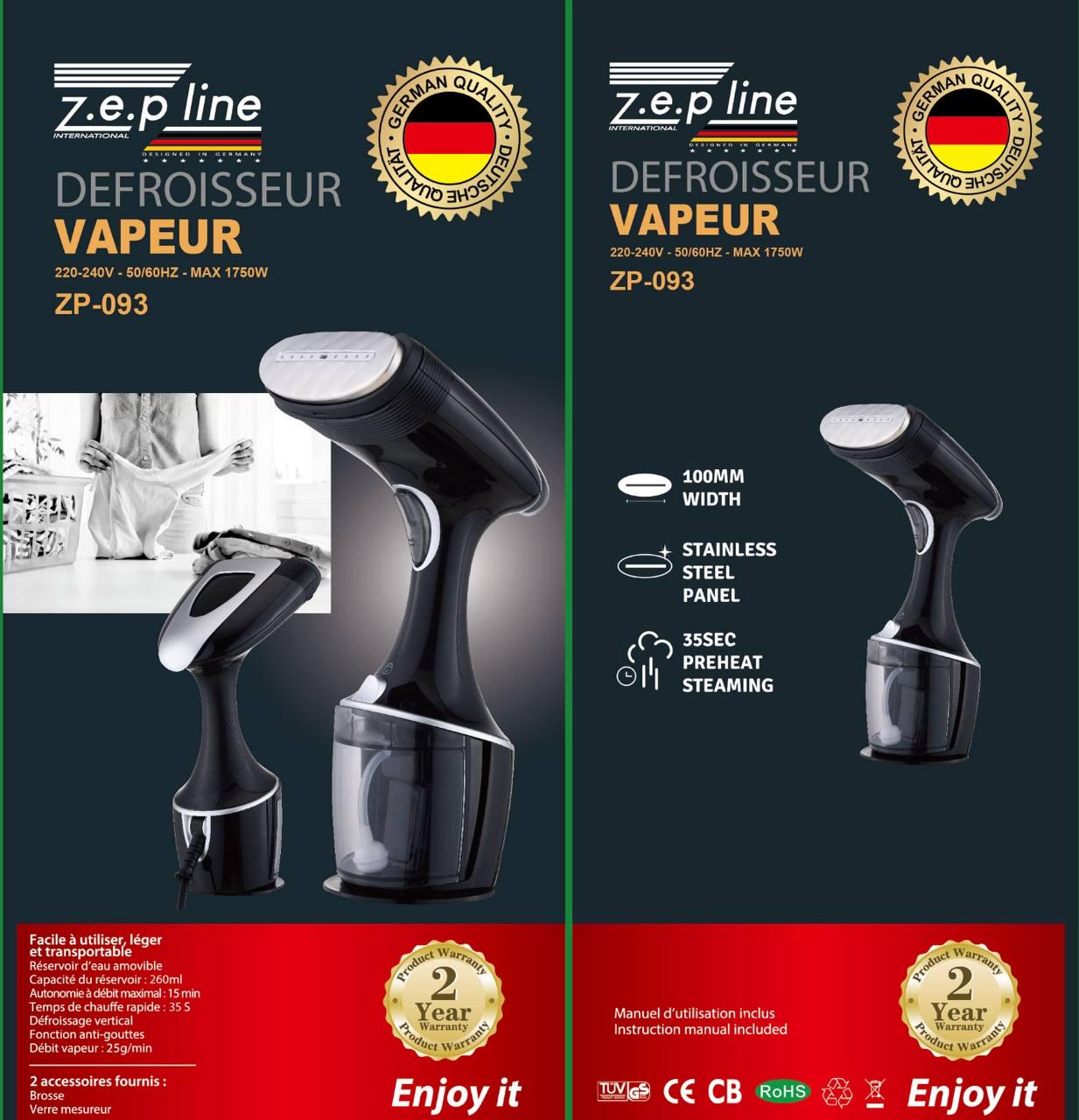 Отпариватель ручной вертикальный ZepLine ZP-093 1750 Вт - фото 3