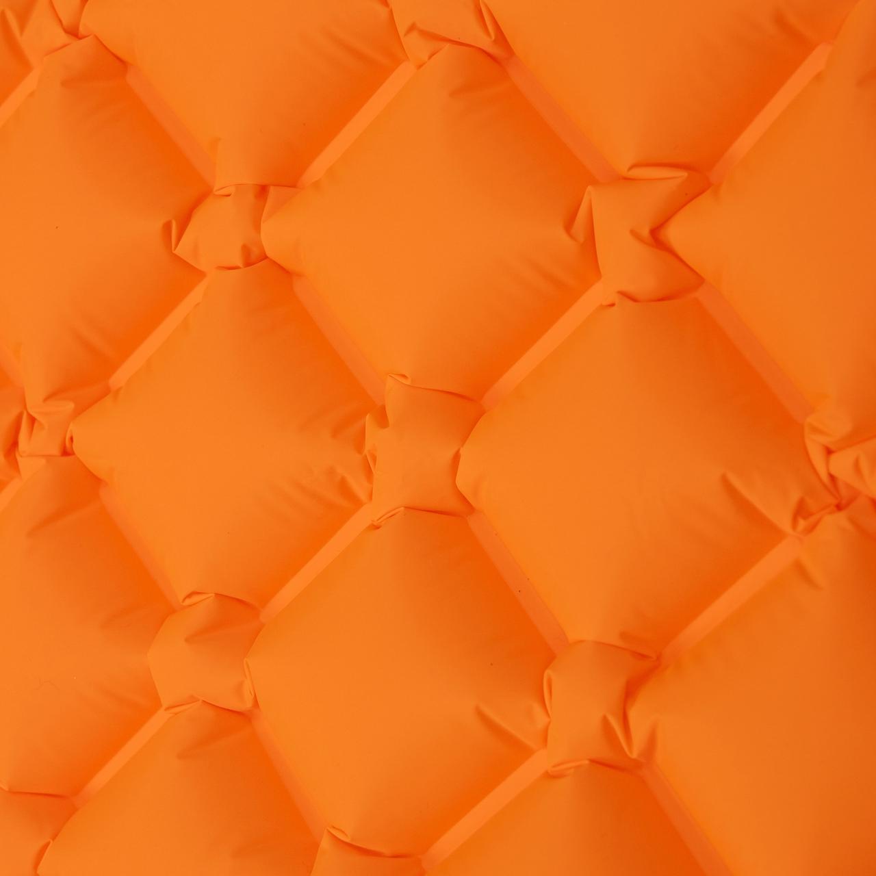 Килимок для намету надувний похідний 190х55х3 см Помаранчевий (7186) - фото 3 Килимок для намету надувний похідний 190х55х3 см Помаранчевий (7186) - фото 3