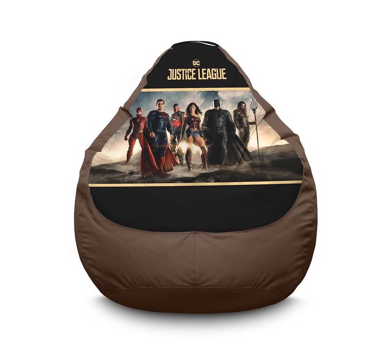 Кресло мешок iPuff Justice League Command Оксфорд XL 80x110 см Коричневый Кресло мешок iPuff Justice League Command Оксфорд XL 80x110 см Коричневый