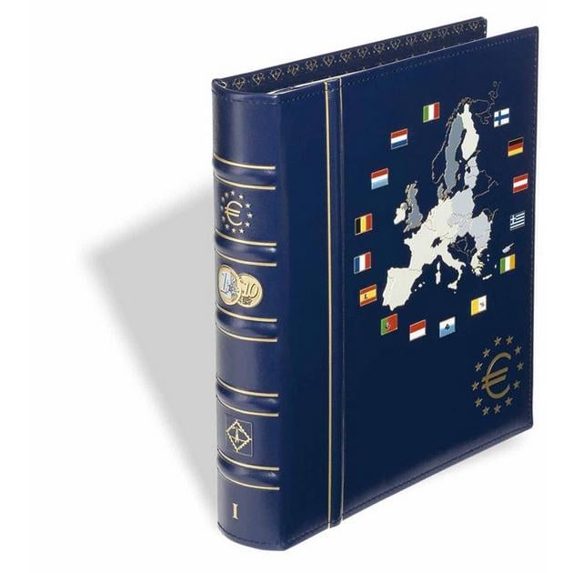 Альбом Leuchtturm для eвромонет 12 стран 6 л. VISTA том1 с футляром (А00641)