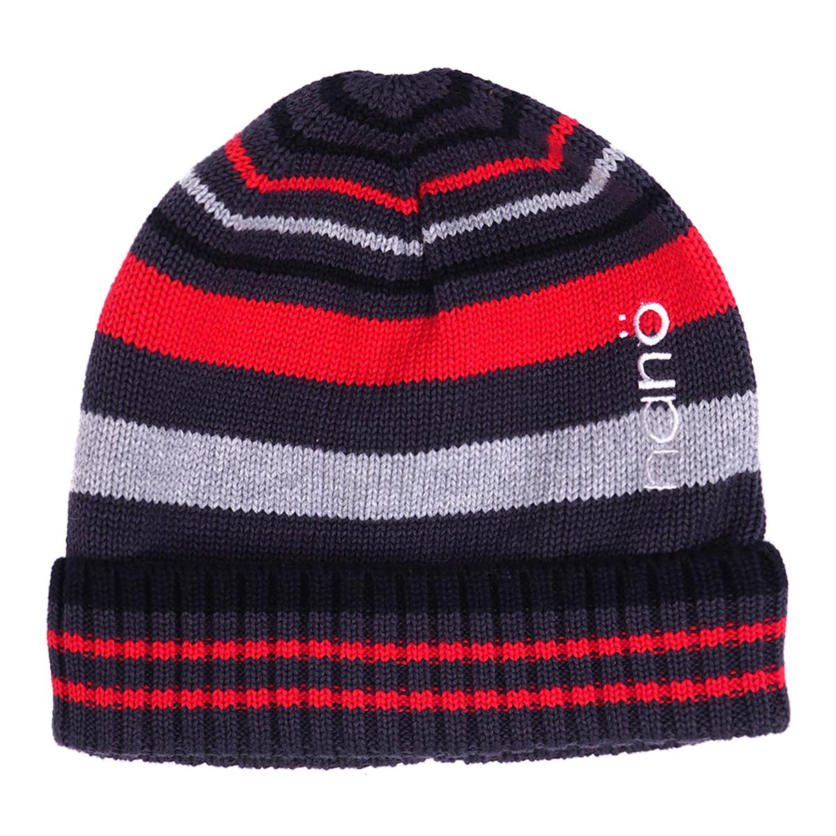 Шапка вязаная для мальчика Nano F16TUT203 демисезонная 52-53 см Темно-серый (F16TUT203-GlacierGray-5/6x)