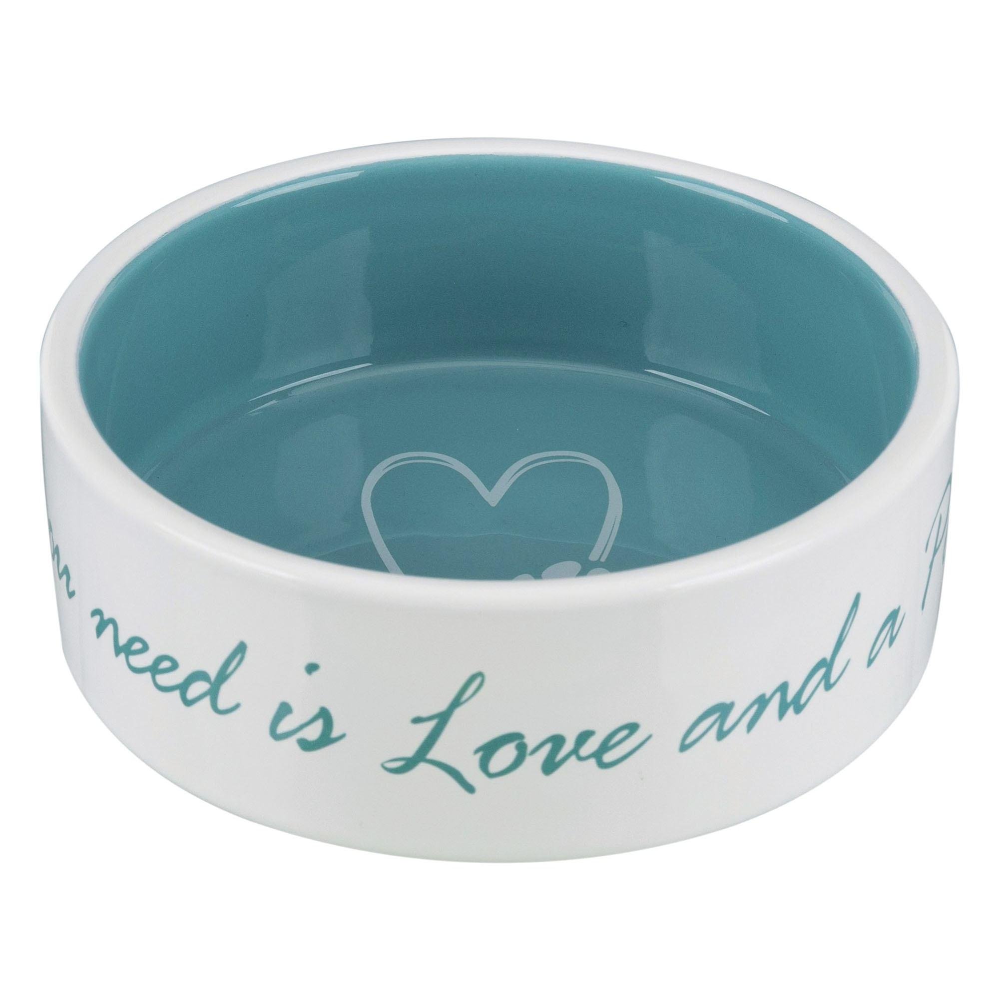 Миска для собак Trixie Pet's Home керамическая 16 см Голубой (25051)