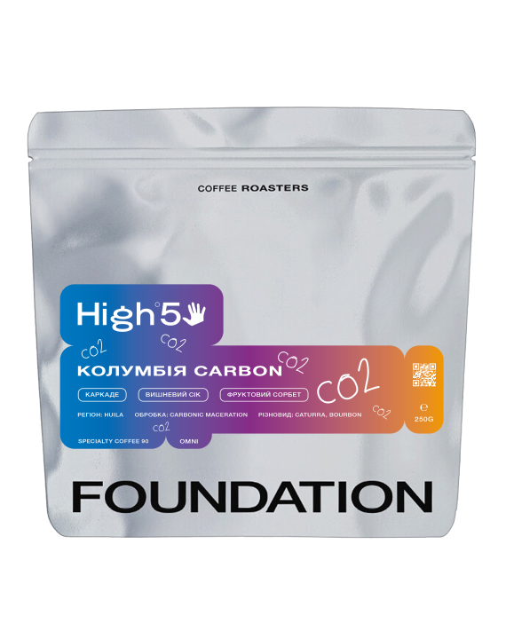 Кофе в зернах Foundation Coffee Roasters Колумбия Carbon свежеобжаренный 250 г