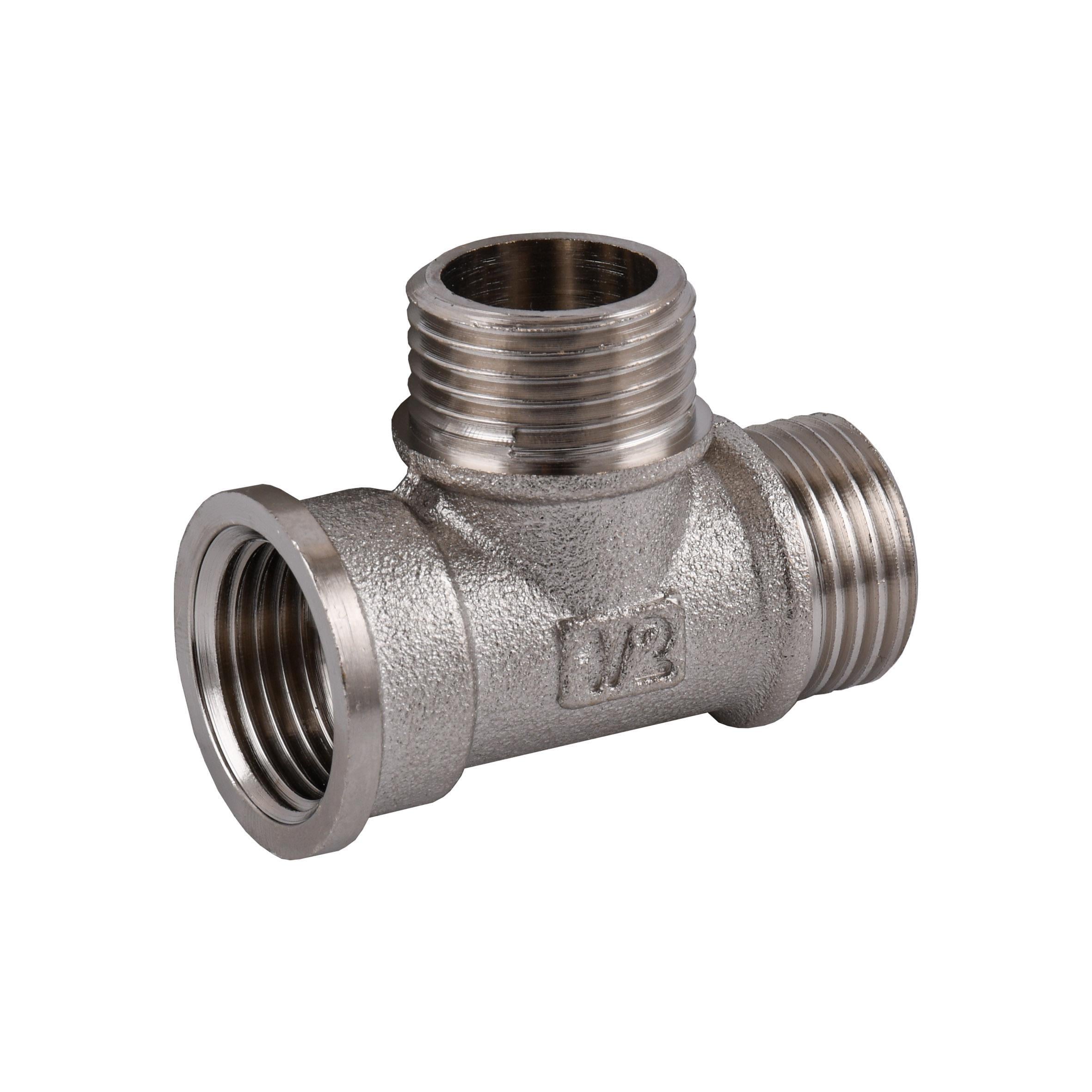Тройник никелированный Optimum 1/2"ВЗЗ NT335S (000030805) Тройник никелированный Optimum 1/2"ВЗЗ NT335S (000030805)