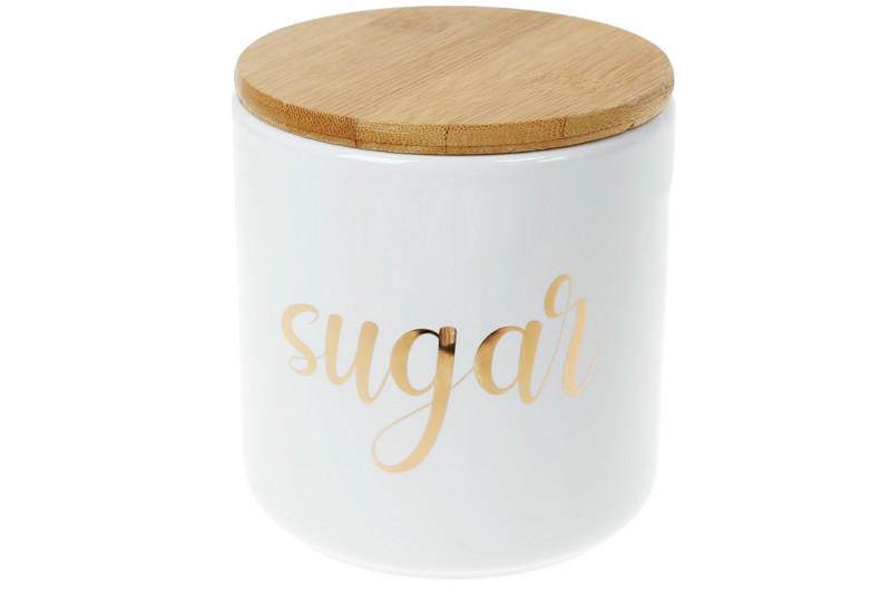Банка ВonaDi Sugar 550 мл с бамбуковой крышкой (100500)
