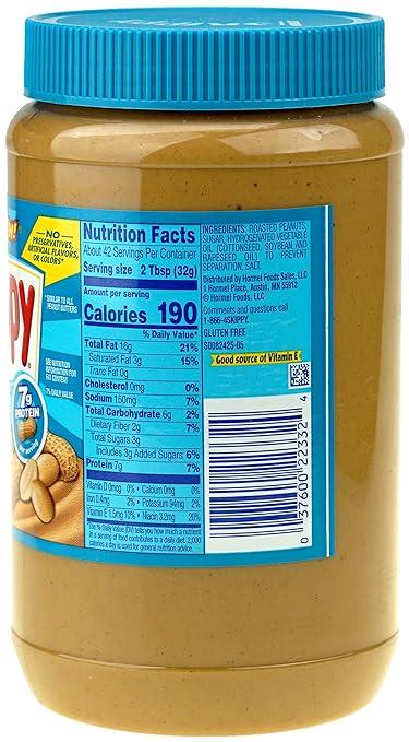 Арахисовое масло Skippy Peanut Butter сливочное 1,36 кг (2479343992) - фото 2